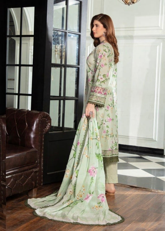 MCSZ123-PREMIUM EMBROIDERED LAWN SUIT
