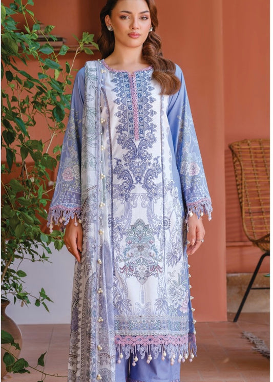 MCJ322-PREMIUM EMBROIDERED LAWN SUIT