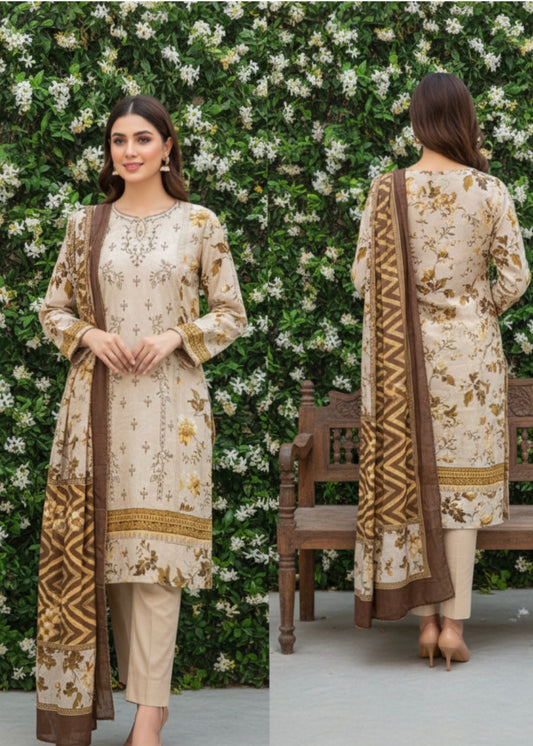 MCD160-PRINTED COTTON SUIT