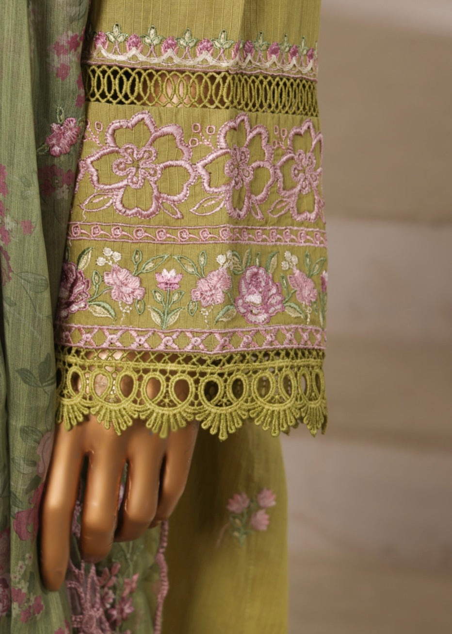 MCSBM205-LUXURY EMBROIDERED LAWN SUIT