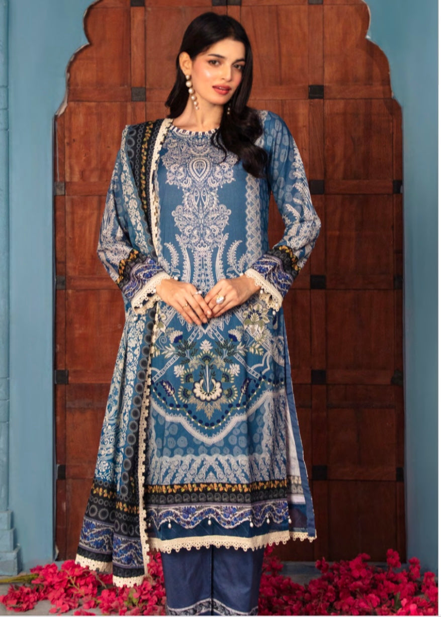 MCGA308-EMBROIDERED LAWN SUIT
