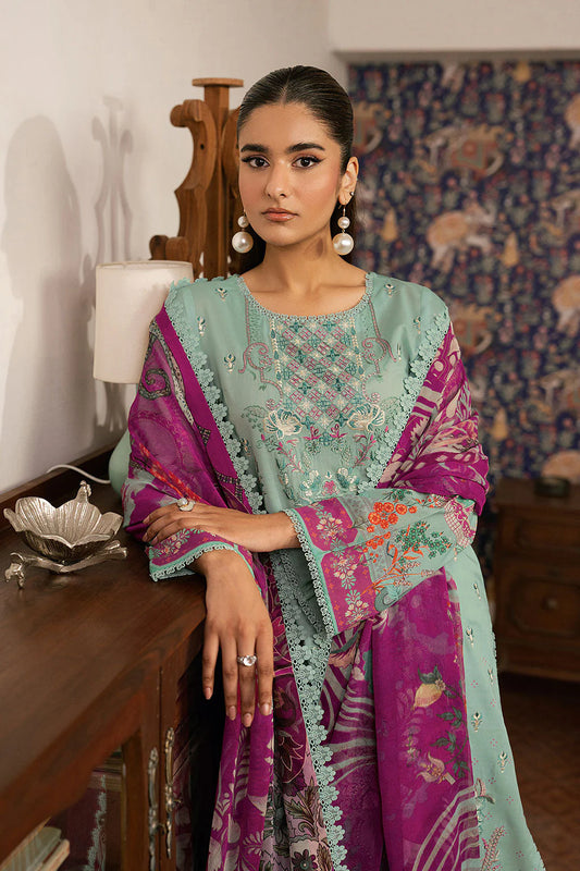 MCR195-LUXURY EMBROIDERED LAWN SUIT
