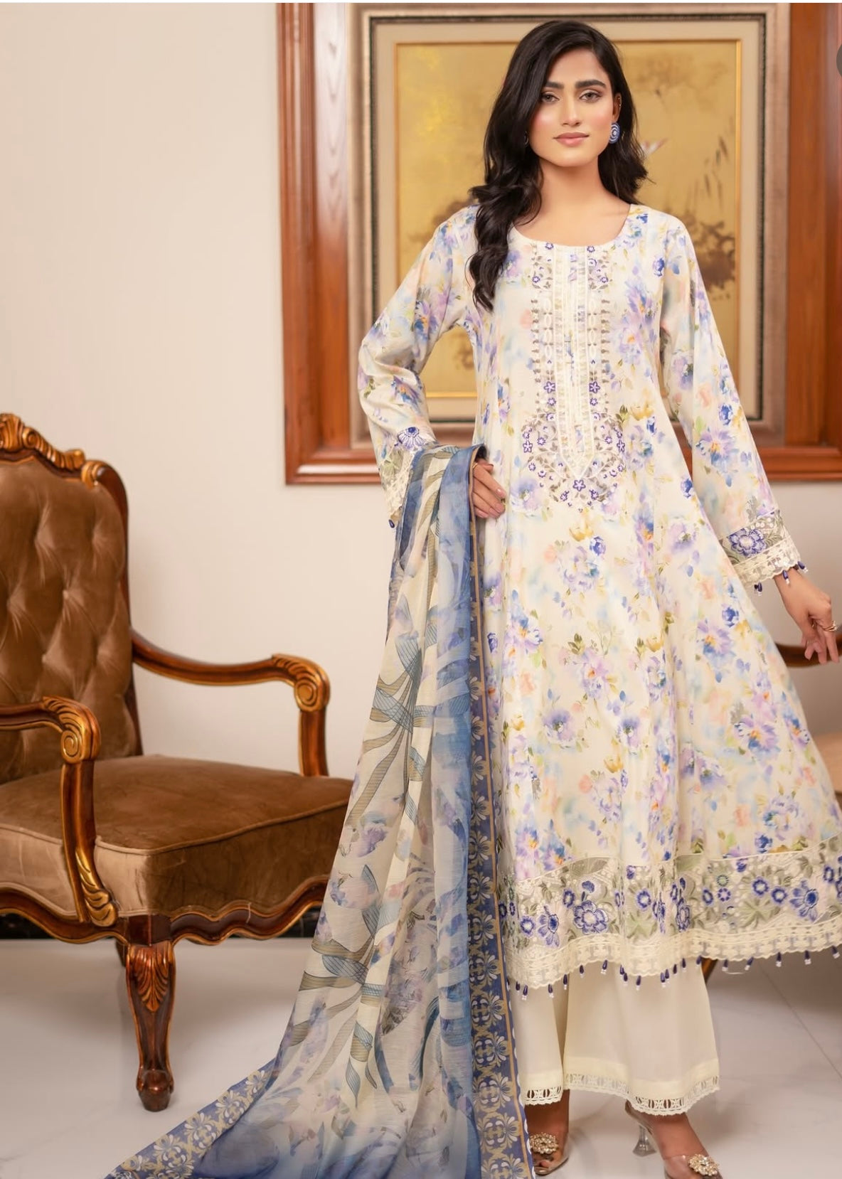 MCMR402-EMBROIDERED FROCK SUIT