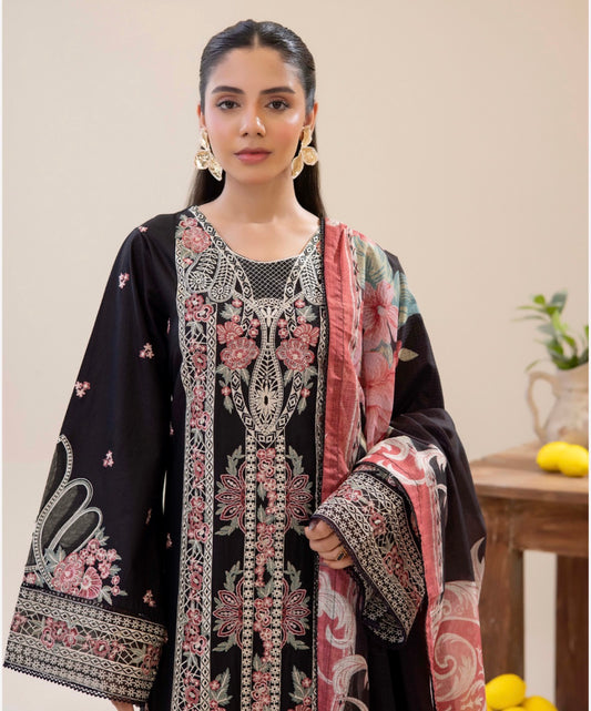 MCAD112-PREMIUM COTTON EMBROIDERED SUIT