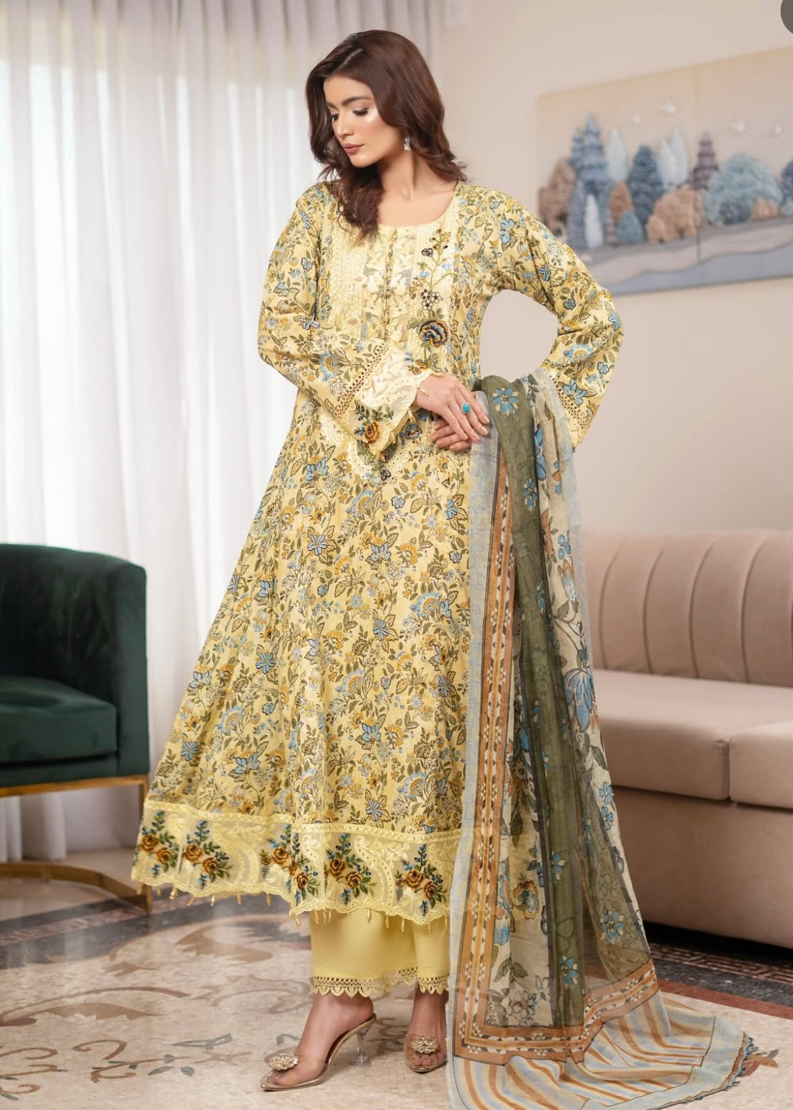 MCMR405-EMBROIDERED FROCK SUIT