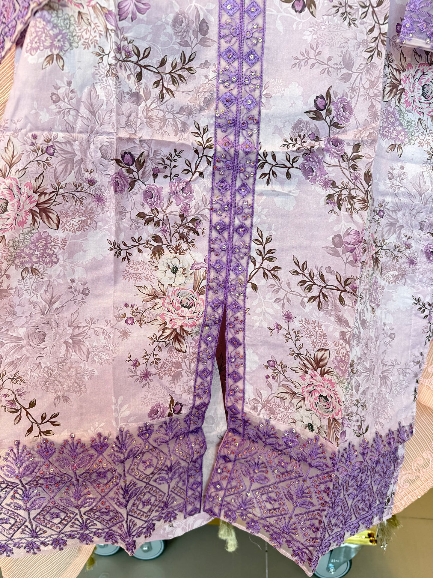 MCMH114-EMBROIDERED LAWN SUIT