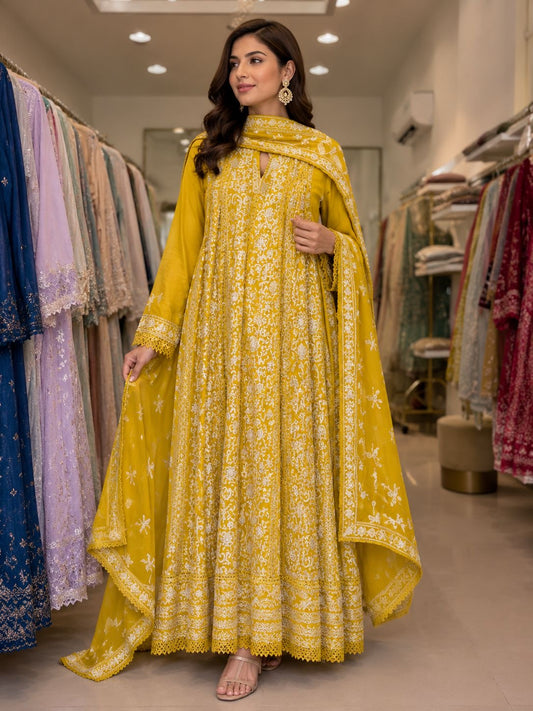 MCAG323-LUXURY CHIFFON GOWN
