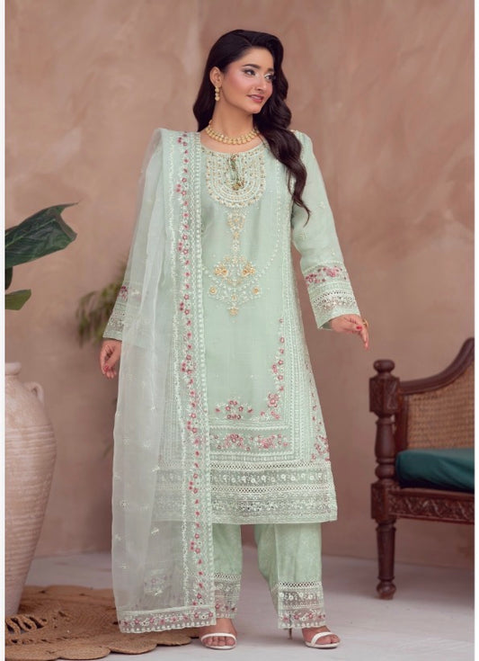 MCBN229-LUXURY ORGANZA SUITS