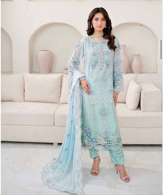 MCN104-LUXURY CHIFFON SUIT