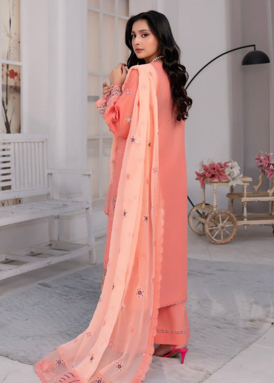 MCMU146-LUXURY EMBROIDERED LAWN SUIT