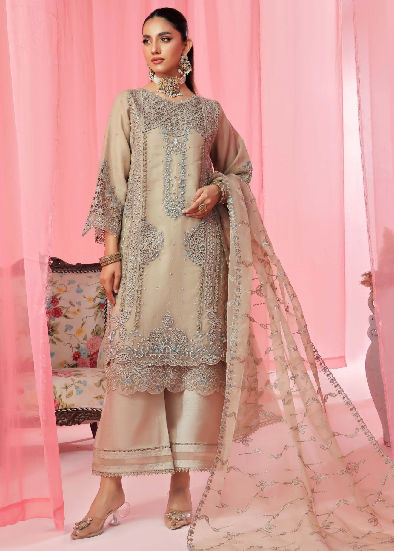 MCGZ105-ORGANZA FESTIVE COLLECTION