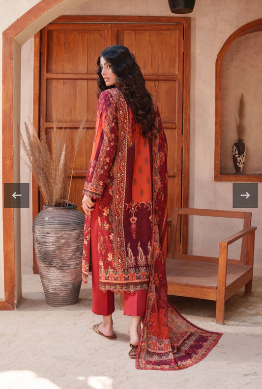MCF120-PREMIUM RESHAM LAWN SUIT