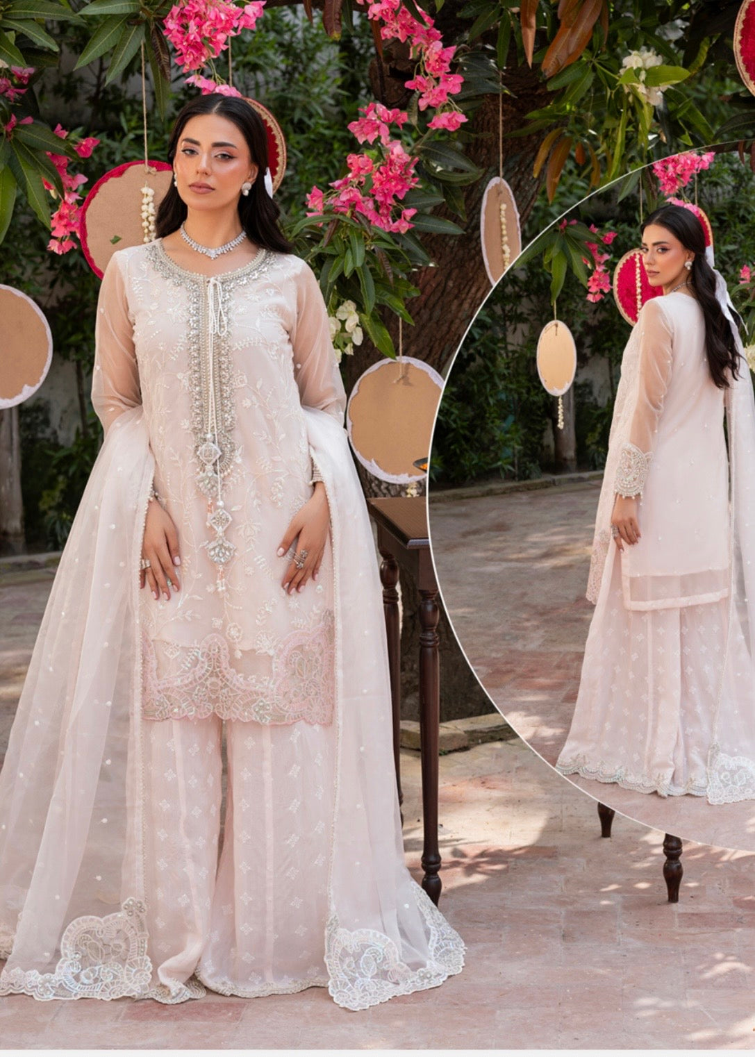 MCZH208-PREMIUM ORGANZA SUIT