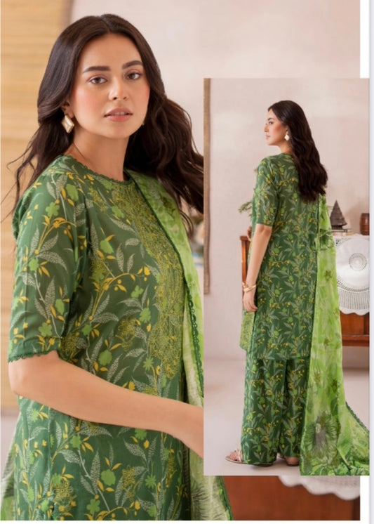 MCGJ108-UNSTICHED LAWN SUIT