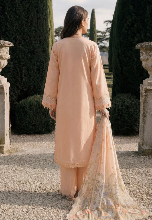 MCZB136-PREMIUM EMBROIDERED LAWN SUIT