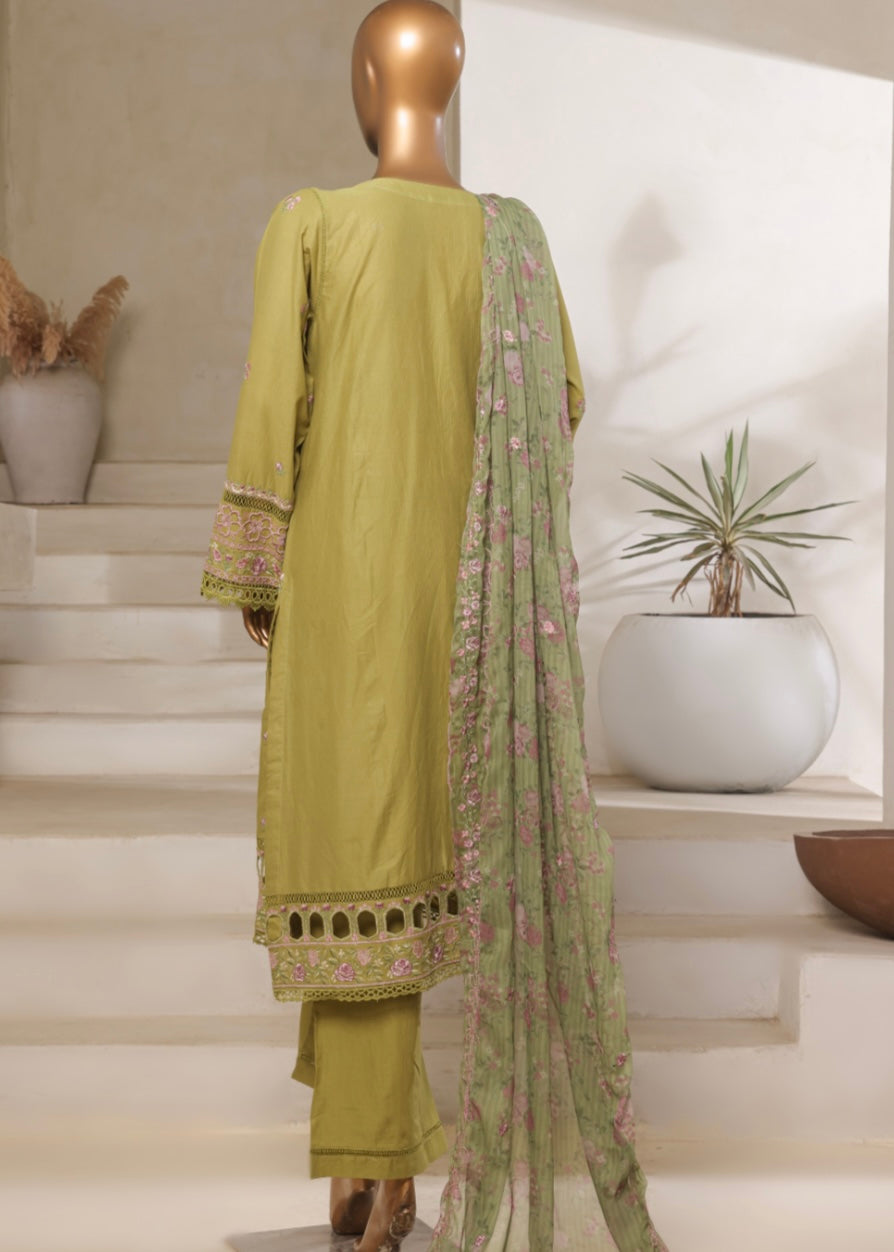 MCSBM205-LUXURY EMBROIDERED LAWN SUIT