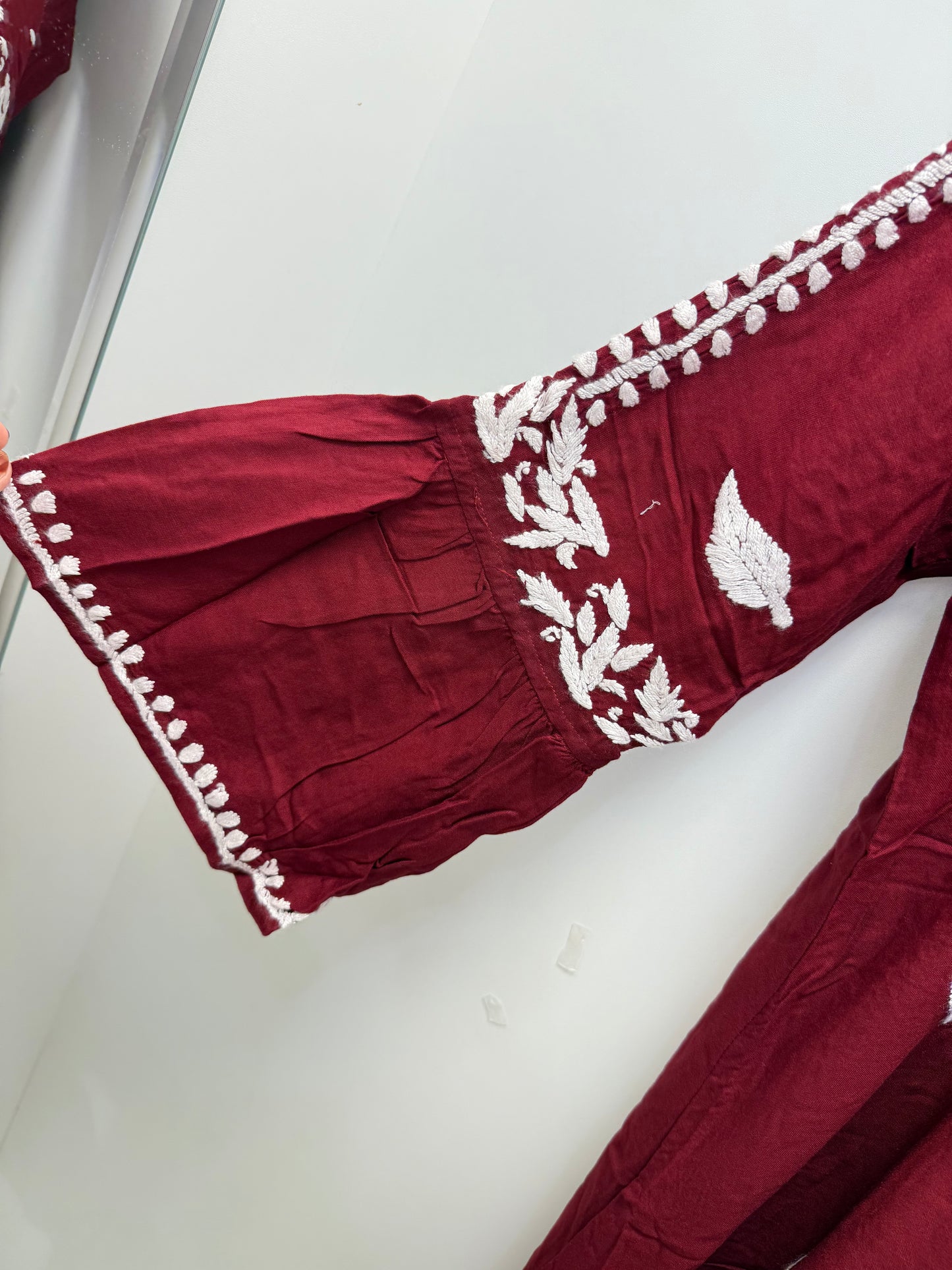 MCCK119-PREMIUM CHIKANKARI KURTI SET