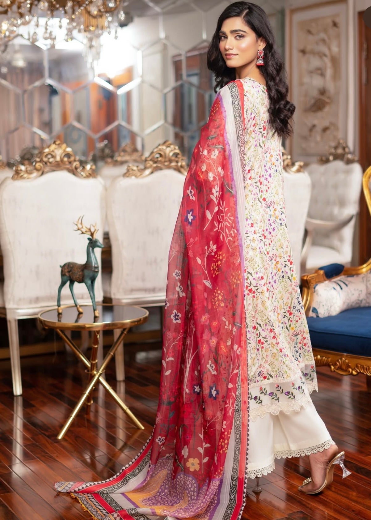 MCMR407-EMBROIDERED FROCK SUIT