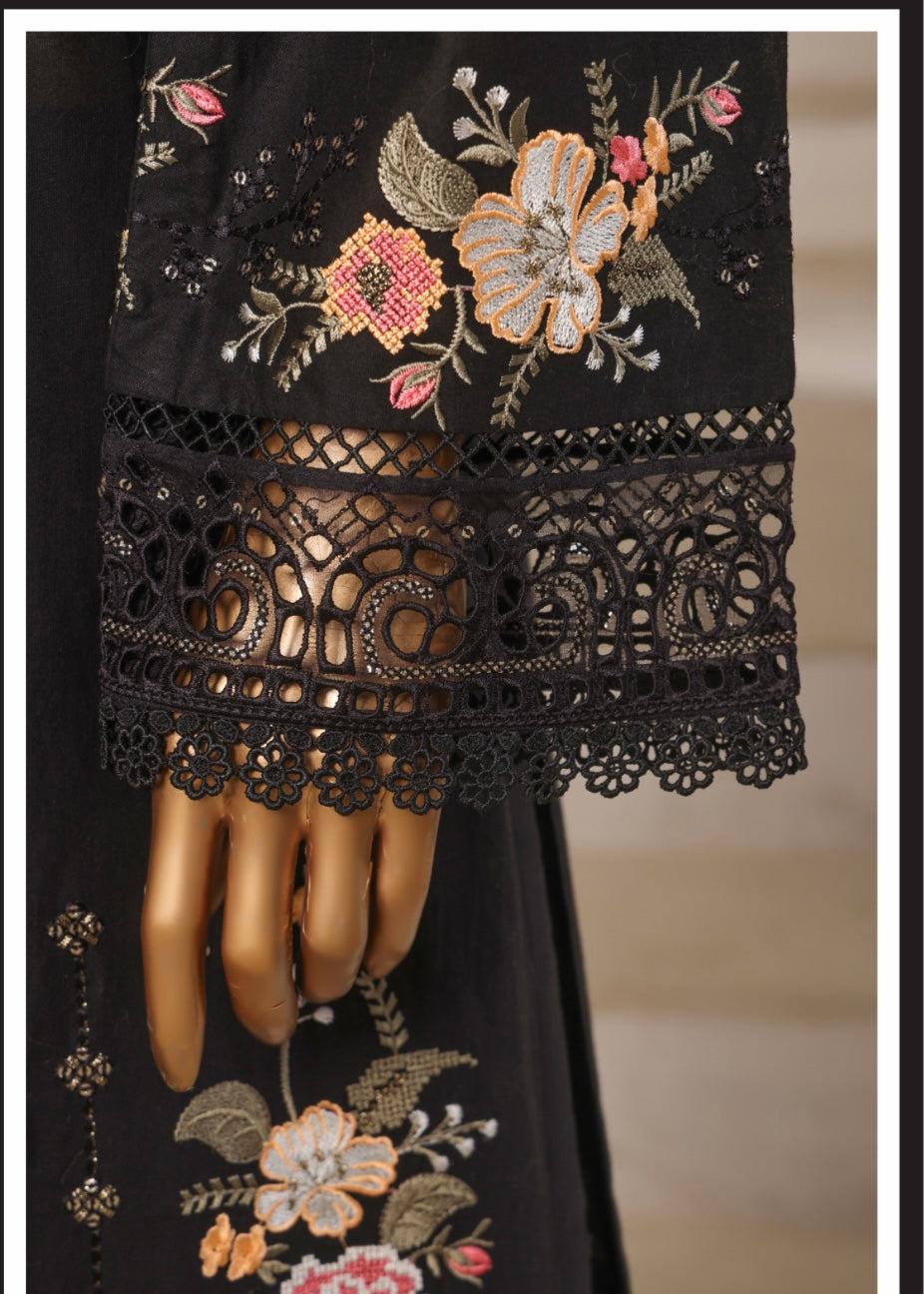 MCSBM203-LUXURY EMBROIDERED LAWN SUIT