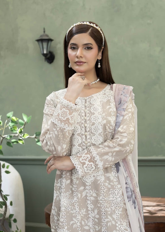 MCHA108-PREMIUM EMBROIDERED COTTON SUI