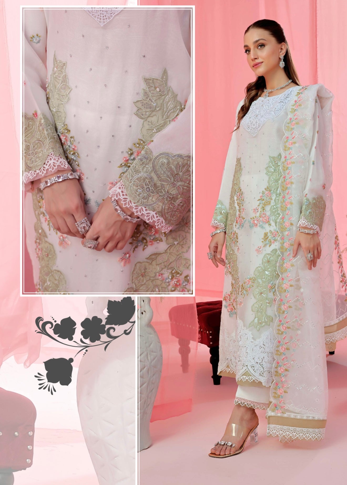 MCGZ104-ORGANZA FESTIVE COLLECTION