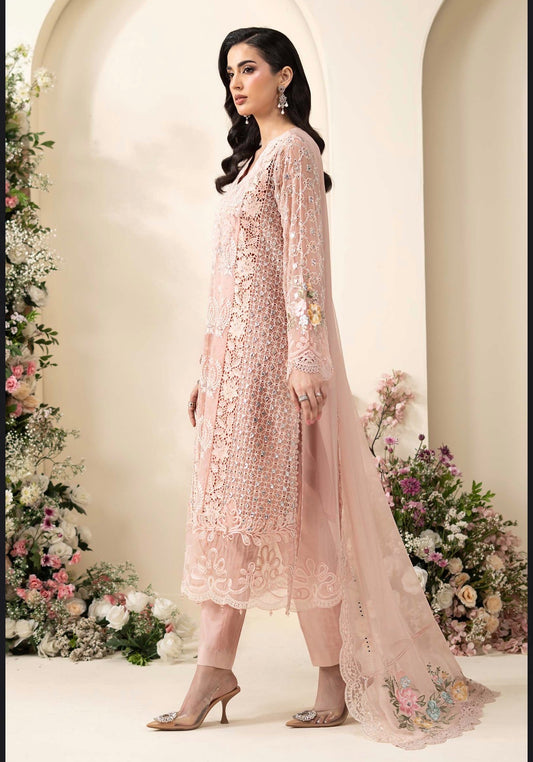 MCMB116-PREMIUM CHIFFON UNSTICHED SUITS