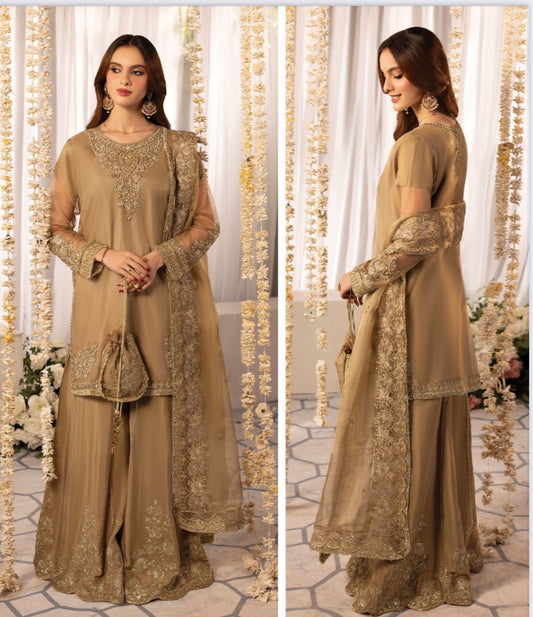 MCZR208-PREMIUM ORGANZA SUIT