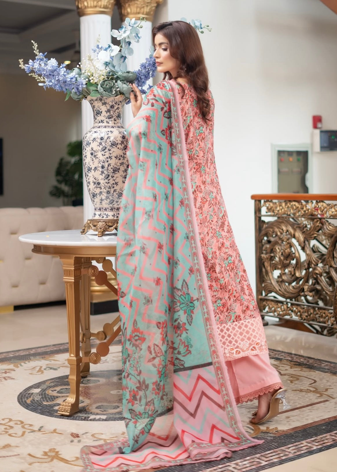 MCMR404-EMBROIDERED FROCK SUIT