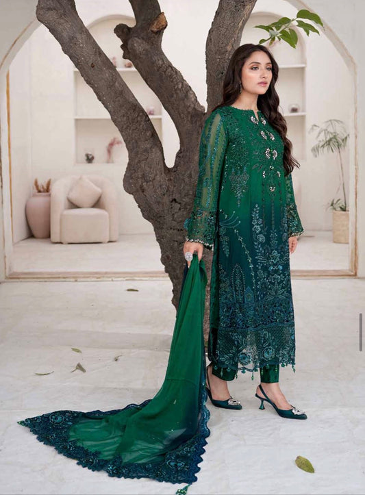 MCN103-LUXURY CHIFFON SUIT