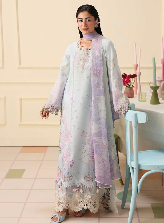 MCMS103-PREMIUM LAWN UNSTICHED SUIT