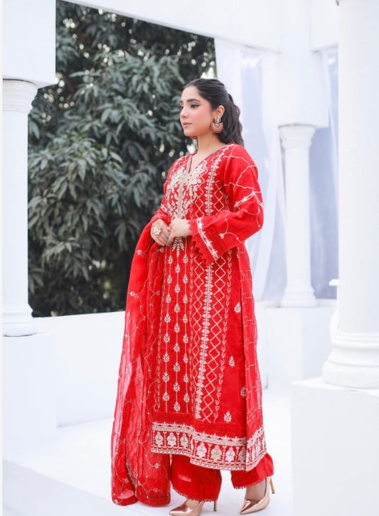 MCAG29-PREMIUM ORGANZA SUIT