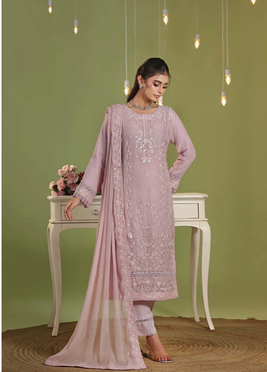MCWU342-LUXURY CHIFFON SUIT