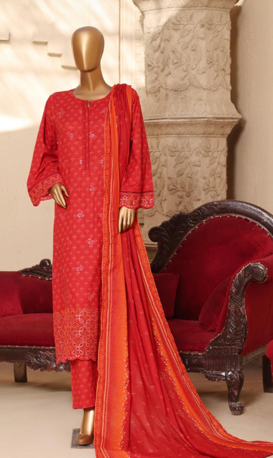 MCBS916-PREMIUM LAWN EMBROIDERED SUIT