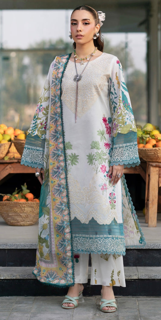 MCMN101-PREMIUM EMBROIDERED UNSTICHED SUIT