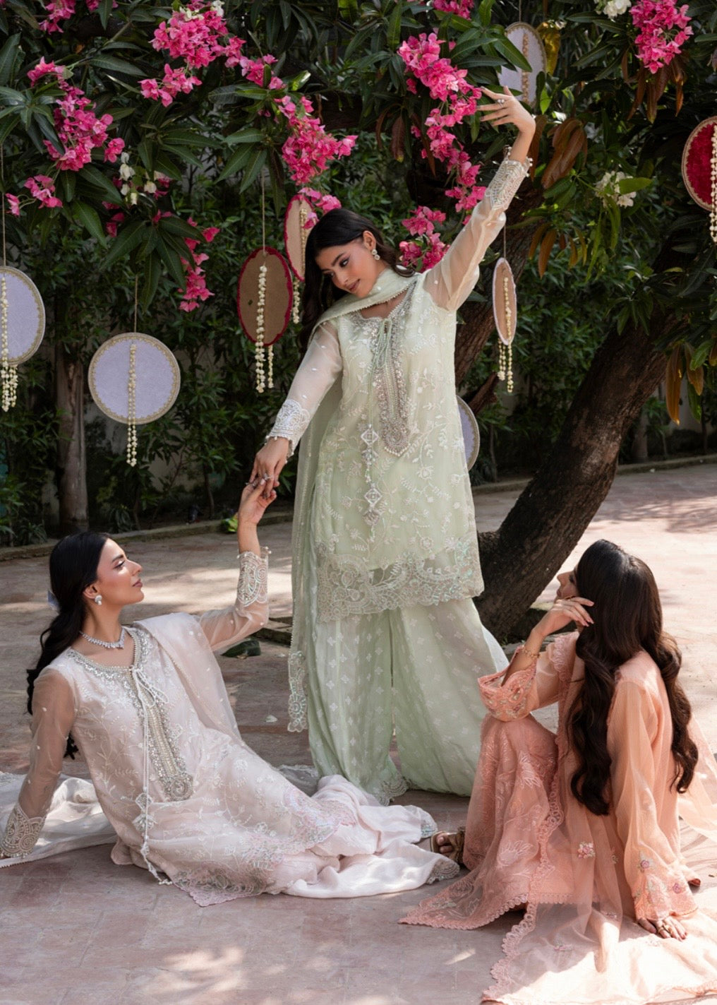 MCZH207-PREMIUM ORGANZA SUIT