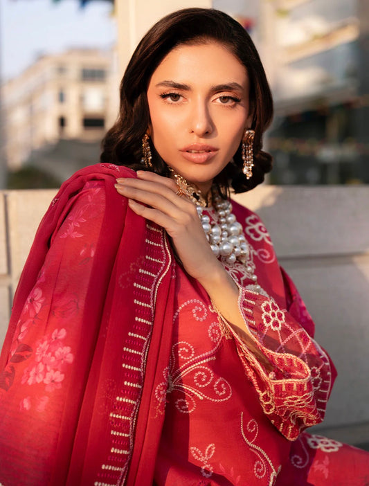 MCMN112-PREMIUM EMBROIDERED UNSTICHED SUIT