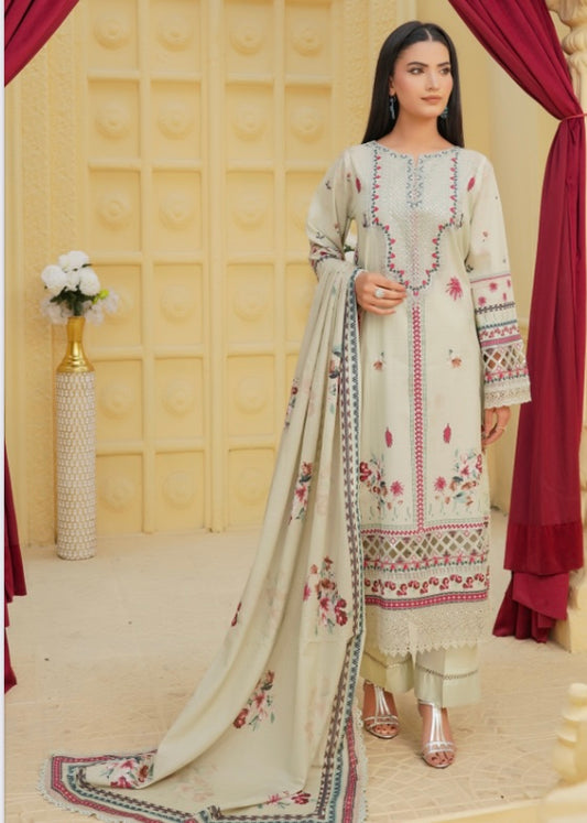 MCAG428-PREMIUM EMBROIDERED LAWN SUIT