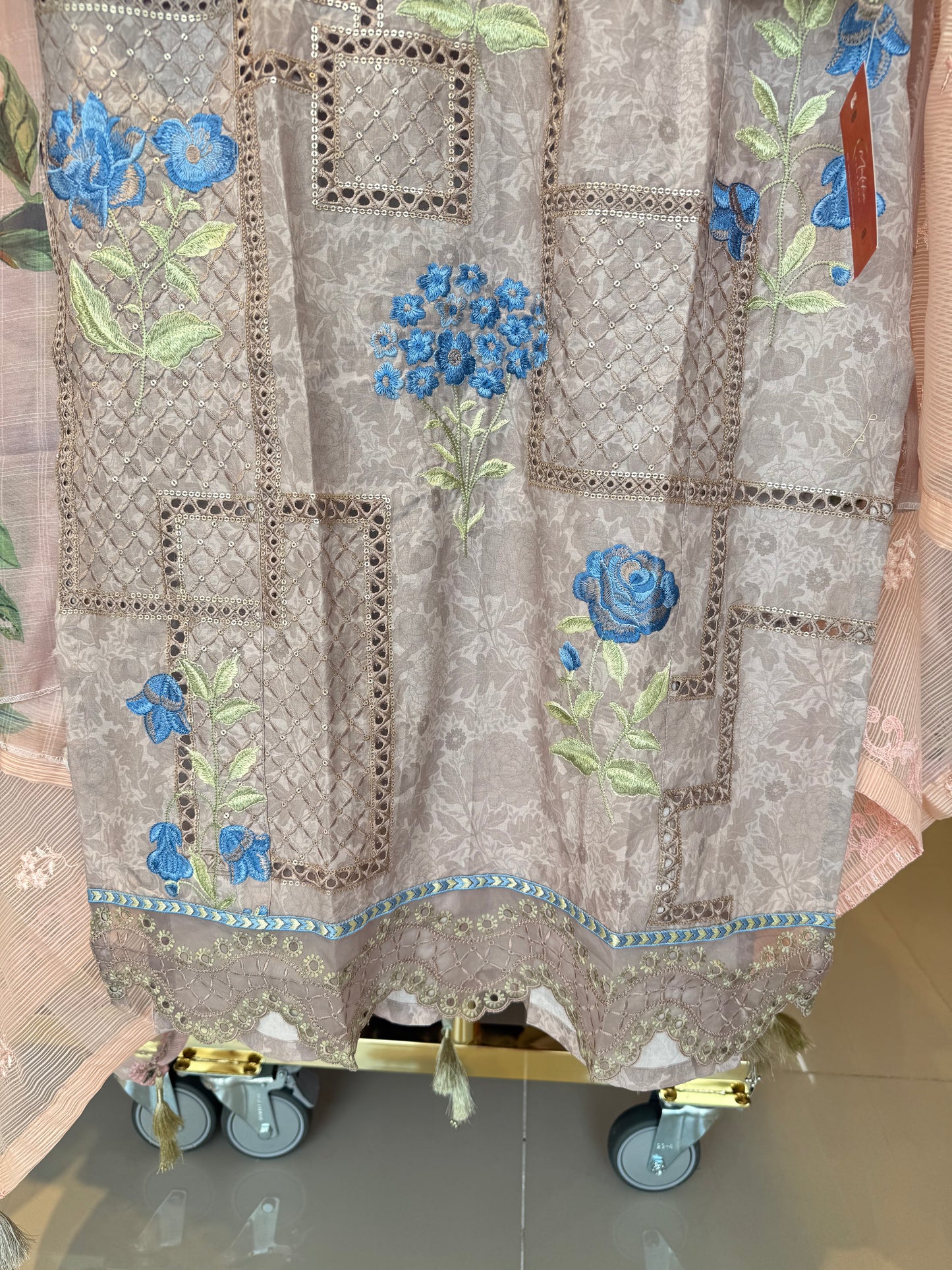 MCMH113-EMBROIDERED LAWN SUIT