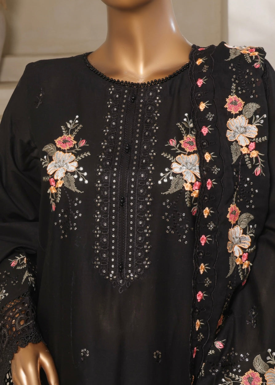MCSBM203-LUXURY EMBROIDERED LAWN SUIT