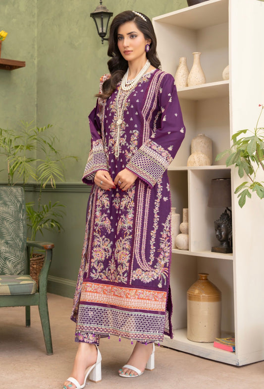 MCAR110-LUXURY COTTON LAWN SUITS