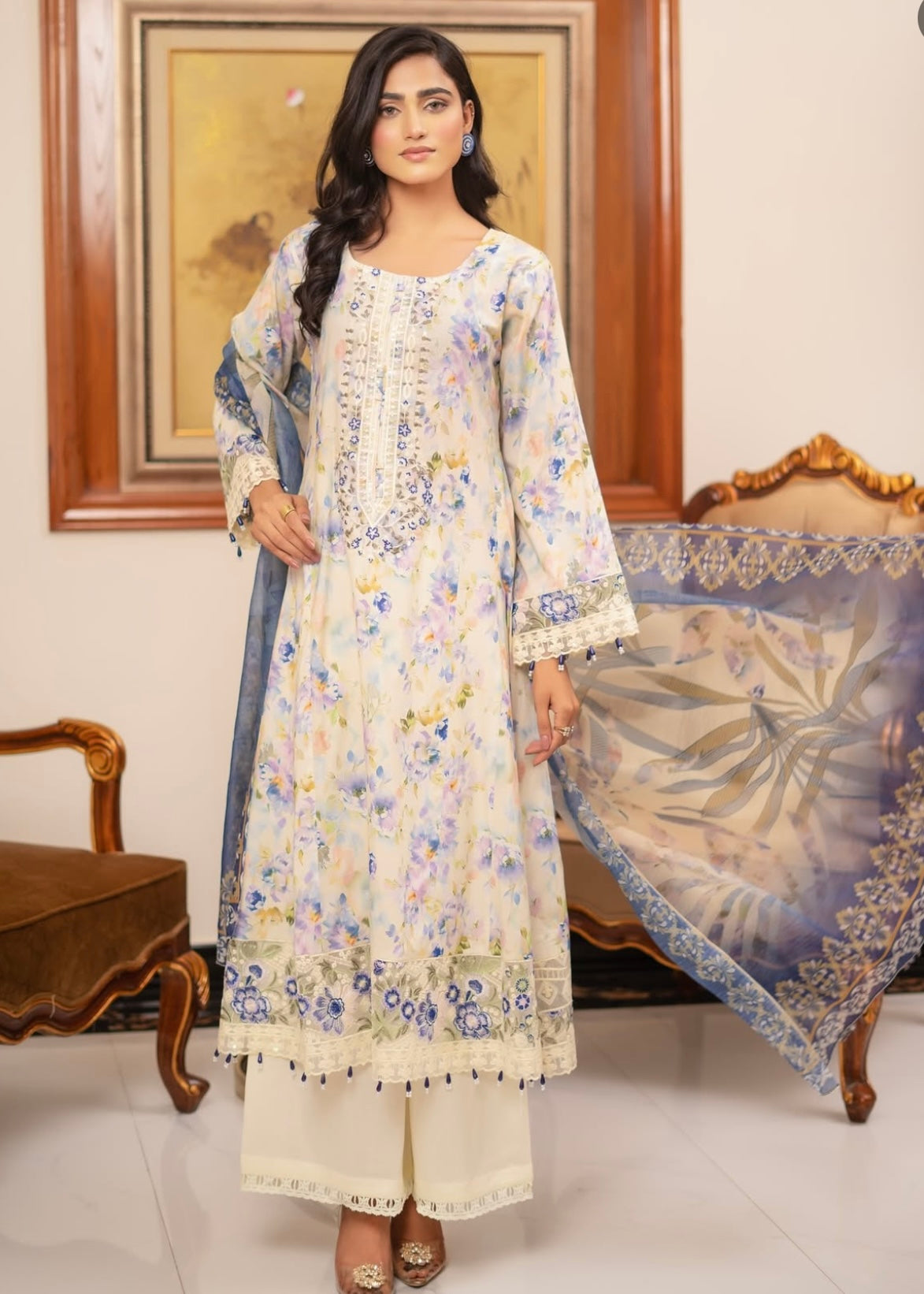 MCMR402-EMBROIDERED FROCK SUIT