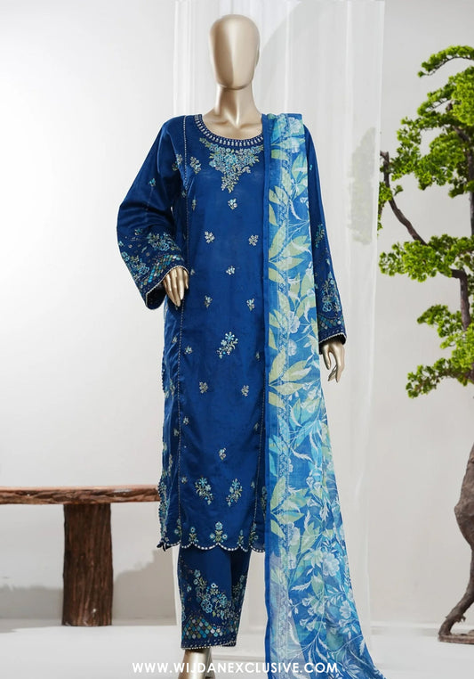MCBJ111-EMBROIDERED JACQUARD SUIT