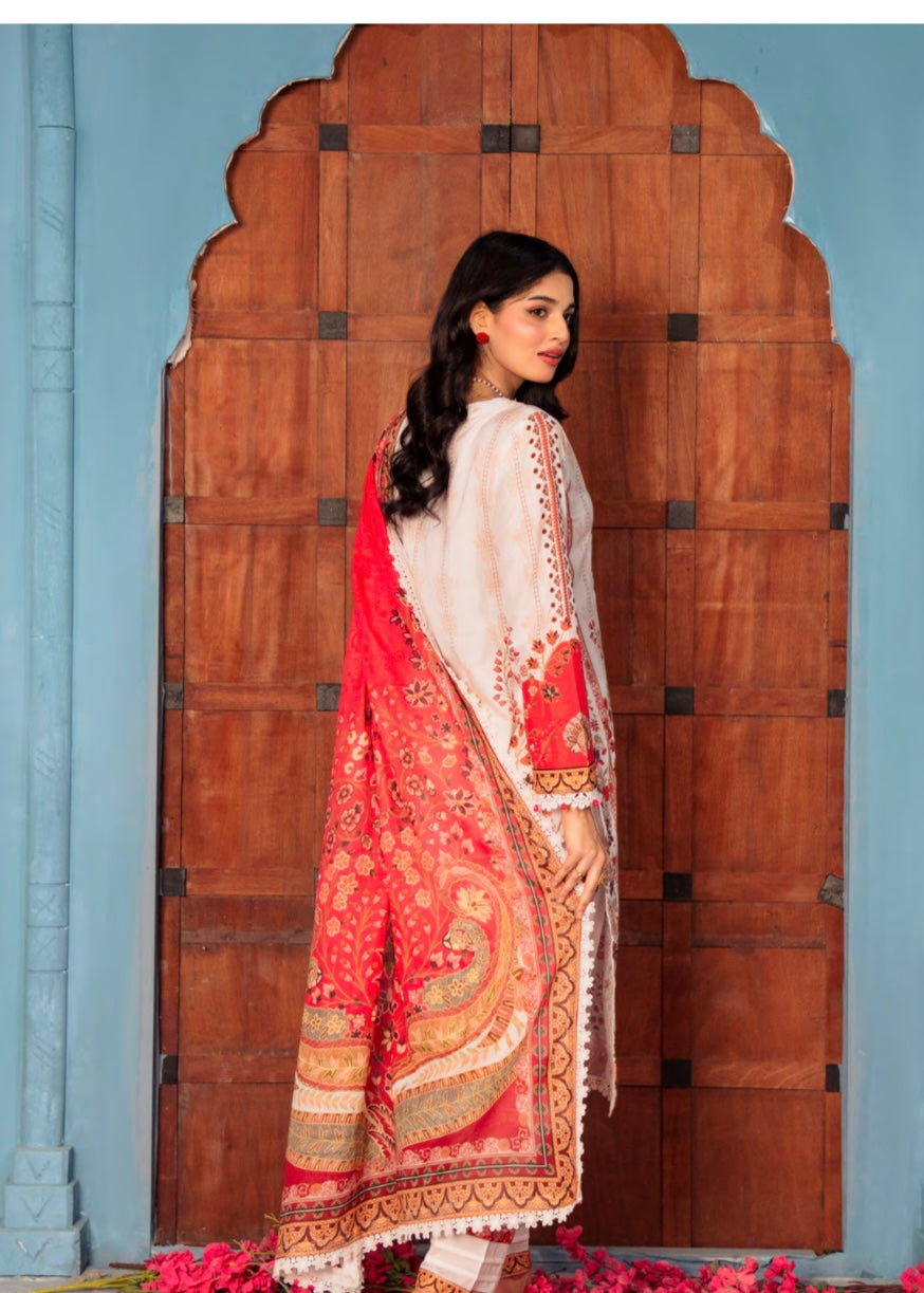 MCGA312-EMBROIDERED LAWN SUIT