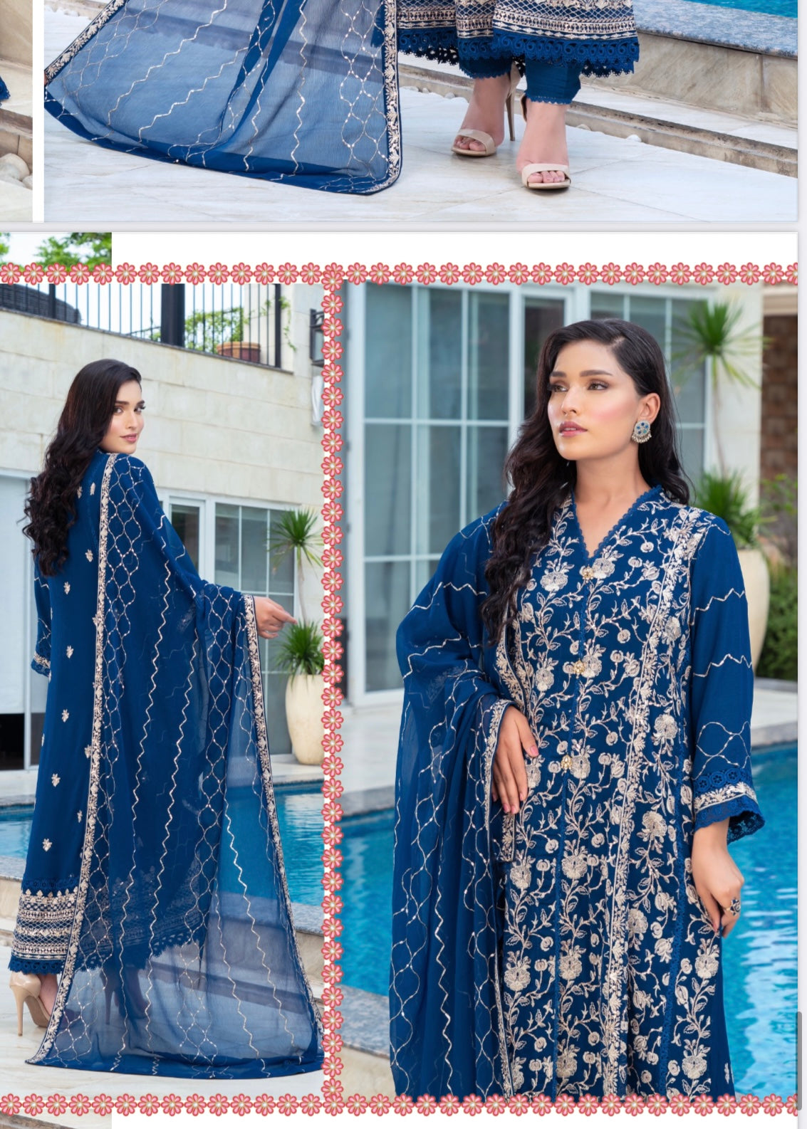 MCAN710-PREMIUM CHIFFON GOWN