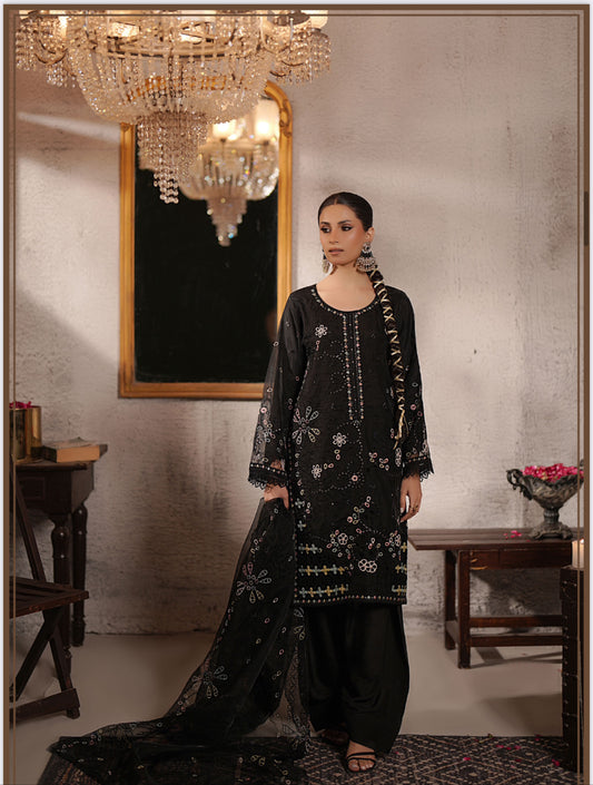 MCGZ126-PREMIUM ORGANZA SUIT