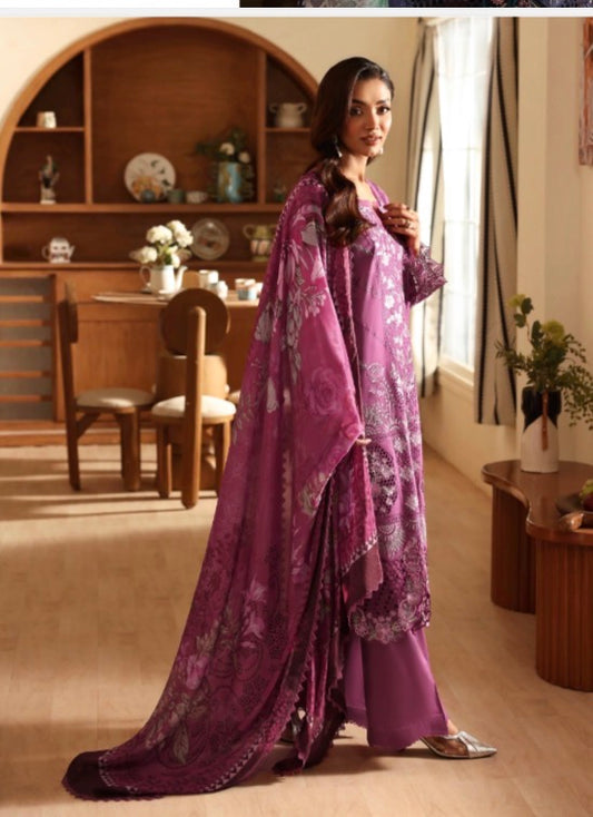 MCR160-LUXURY EMBROIDERED SUIT
