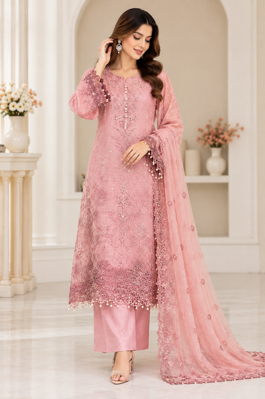 MCMB109-PREMIUM CHIFFON SUIT