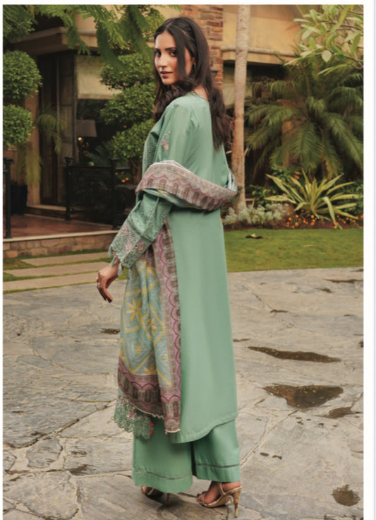 MCMR531PREMIUM EMBROIDERED LAWN SUIT