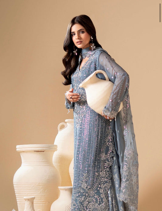 MCAL107-LUXURY CHIFFON SUITS