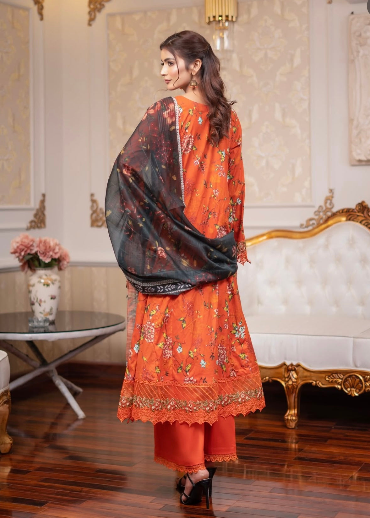 MCMR401-EMBROIDERED FROCK SUIT